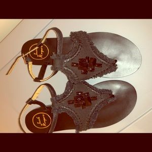 Jack Rogers black sandal